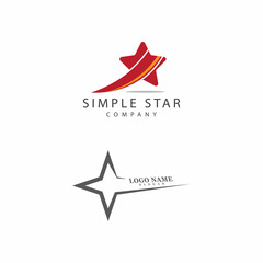 Star icon Template vector illustration design