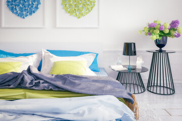 Cosy Summer Colors Bedding- 3D Visualization