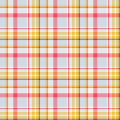 Plaid seamless pattern. Vector background of textile ornament. F
