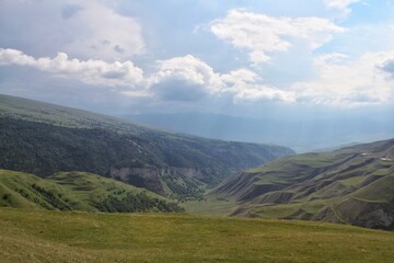 Fototapeta premium landscape with clouds