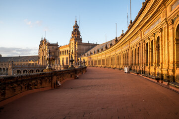 Fototapeta premium The Plaza de Espana in Seville