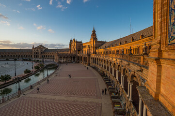 Fototapeta premium The Plaza de Espana in Seville