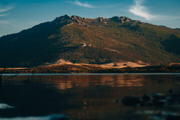 lake, water, landscape, mountain, sky, nature, mountains, sea, view, summer, clouds, reflection, coast, beach, travel, panorama, cloud, scenery, hill, rock, coastline, beauty, tourism, tree, norway