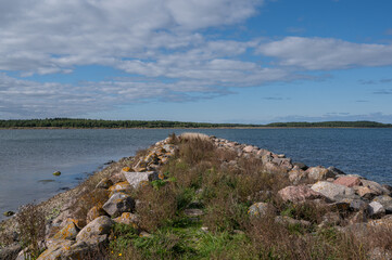 Fototapeta na wymiar landscape in vormsi island estonia europe