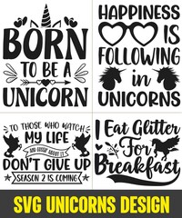 Unicorn svg t shirt design bundle