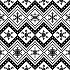 Holidays vector pattern, Christmas seamless pattern, winter pattern with snowflakes