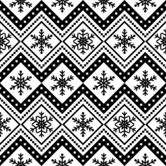 Holidays vector pattern, Christmas seamless pattern, winter pattern with snowflakes