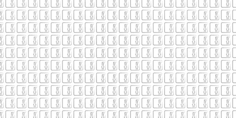 F letter icon. vector line icon on white background. F letter background