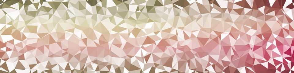 Obraz premium Abstract color Low-Polygones Generative Art background illustration