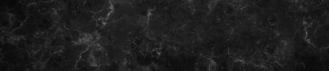 Fototapeta na wymiar Black wall slate texture rough concrete floor is aged in a retro concept, Texture of a grungy black concrete wall as background wide panorama banner