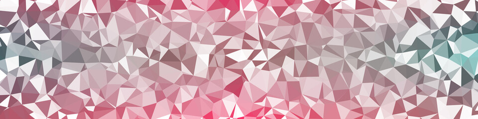 Obraz premium Abstract color Low-Polygones Generative Art background illustration