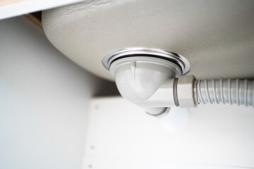 台所のシンク　排水