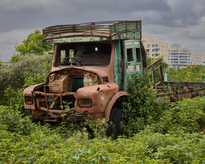 old rusty truck