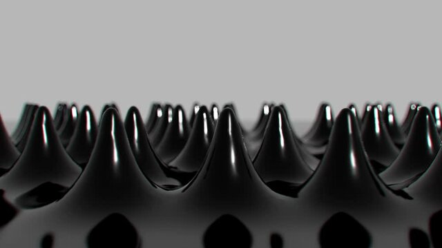 Ferrofluid magnetic fluid simulation