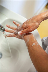 Hospital hygiene, washing hands