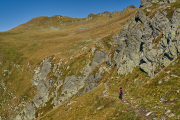 Fagaras mountain range in Romania