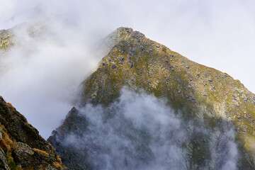 Fagaras mountain range in Romania