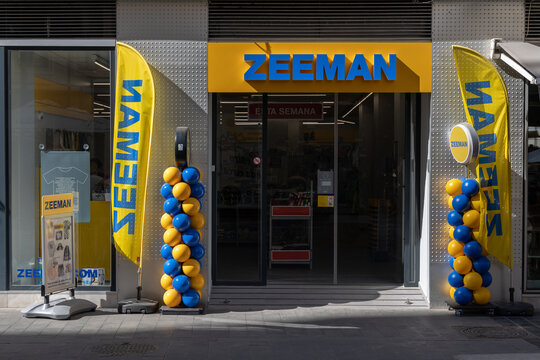 VALENCIA, SPAIN - SEPTEMBER 16, 2021: Zeeman is a Dutch chain store with more than 1,000 establishments in several European countries.
