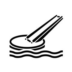 Marine Evacuation Slide Black Icon ,Vector Illustration, Isolate On White Background Label. EPS10
