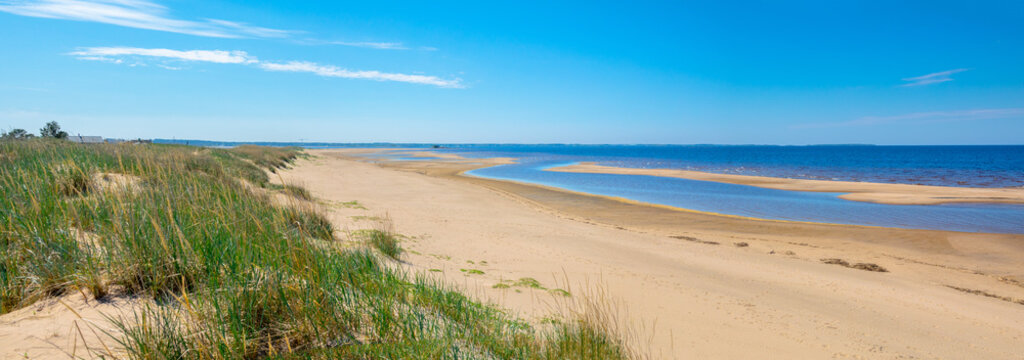 Beaches and dunes of Vihaspauha beach in Kalajoki, Finland