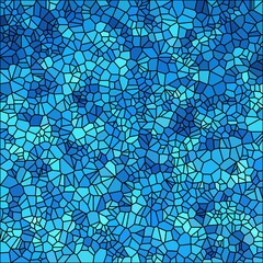 Pebble mosaic organic texture background. Vector blue stone pattern. eps 10