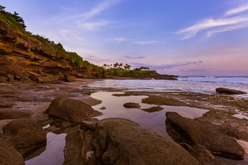 Fototapeta premium Beach near Tanah Lot Temple - Bali Indonesia