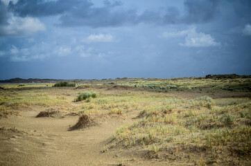Fototapeta premium Clouds over the dunes