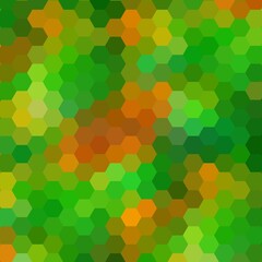 Fototapeta na wymiar Green and orange abstract geometric background. eps 10