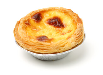 Portuguese egg custard pastry called Pastel de nata