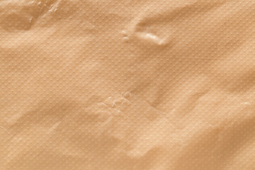 Brown eco recycled plastic bag texture background