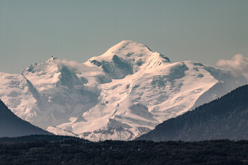 le Mont-Blanc depuis Morges