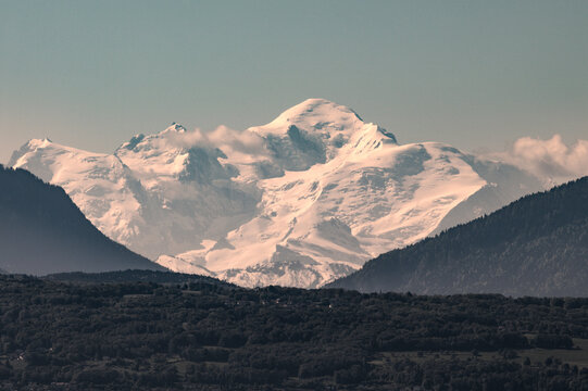 le Mont-Blanc depuis Morges