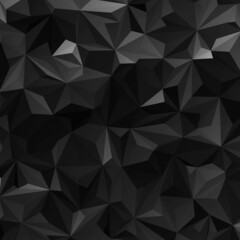 Black triangular vector background. layout for advertising. eps 10