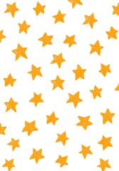 Set of hand drawn stars, chalk drawing, background