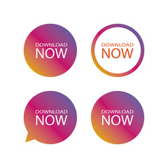 Set of message icons now. Vector illustration eps 10