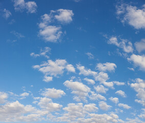 Blue sky and clouds background