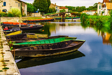 Obraz premium Coulon village in France