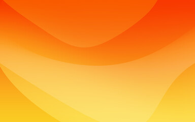 Abstract Orange Curve Background Illustration