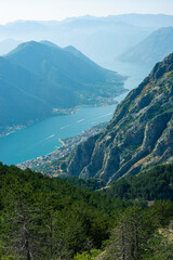 View of Bay of Kotor, Montenegro