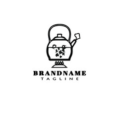 boiling water logo cartoon icon design template isolated vector illustration