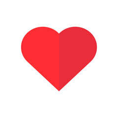 Heart flat icon