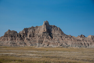 Badlands National Park in the fall