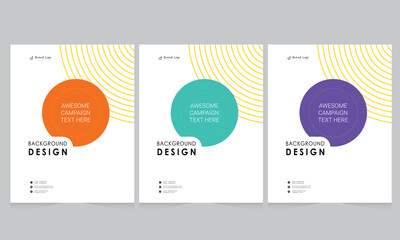 Cover design for annual report and business catalog, magazine, flyer or booklet. Brochure template layout. A4 cover vector EPS-10