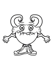 Monster erschrecken Kinder 