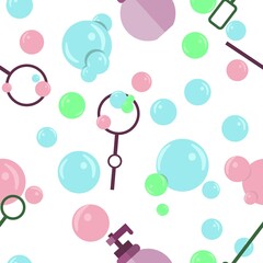 Bubble print in vector
