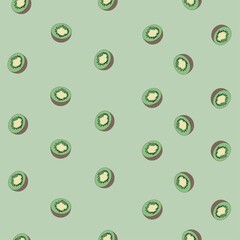 Kiwi seamless pattern
