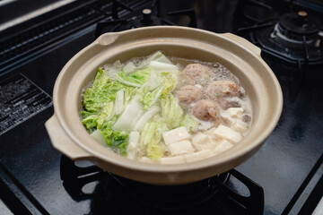鍋料理　調理
