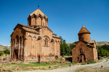 Marmashen monastery in Armenia, built in 10th century - 458044354