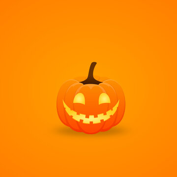 background design with halloween pumpkin illustration