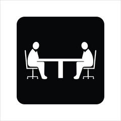 Co-working Symbol Worker People With Laptops, Coworking Symbol, Worker People With Laptops, Remote Work, Coworking and Workplace or Workspace